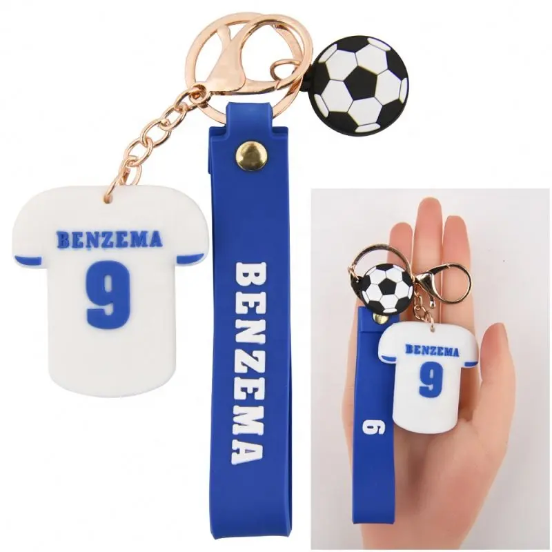 Messi Sleutelhanger 3d Voetbal Sleutelhanger Custom Jersey Sleutelhanger