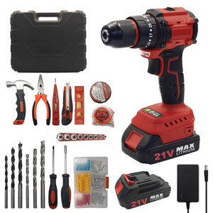 21V Lithium Battery Electric <b>Drill</b> 600W 50Nm Torque 13000RPM Brush Motor Household Power Tool - Product Image 1