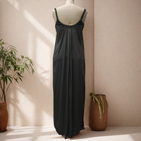 Robe de nuit en dentelle élastique respirante à taille élastique, style moyen-oriental, camisole sexy en satin, tenue de détente de Dubaï pour musulmanes, été