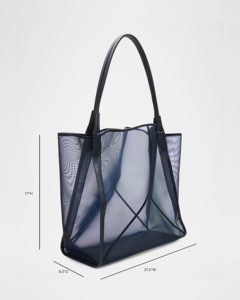 Sac à main en maille transparente personnalisé, <span class=keywords><strong>grand</strong></span> sac de <span class=keywords><strong>plage</strong></span> d'été pour femmes, sac à main OEM ODM - Product Image 2