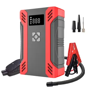 2024 High Quality Jump Starter With Air Compressor 2000A Peak Portable Jump Starter Power Bank Up To 6.0L Gas And 3.0L Diesel