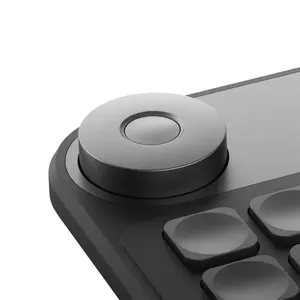 Ergonomic design huion one-handed keypad combines customized keydial mini keyboard K20