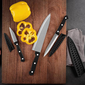 <span class=keywords><strong>Set</strong></span> di <span class=keywords><strong>Coltelli</strong></span> <span class=keywords><strong>da</strong></span> Cucina <span class=keywords><strong>Professionali</strong></span> in Acciaio Inossidabile con Manico Ergonomico e Lama Affilata - Product Image 5