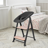 Chaise haute évolutive multifonctionnelle 4-en-1 portable pour bébé, avec tour d'apprentissage de cuisine et transat pour l'alimentation – Offre spéciale