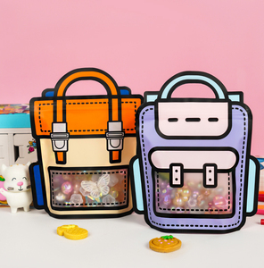 Hotsale Anniversaire Maternelle Cadeau Bonbons Biscuit Petit Sac À Dos Transparent Emballage Sac 50 Pcs/<span class=keywords><strong>lot</strong></span> - Product Image 1