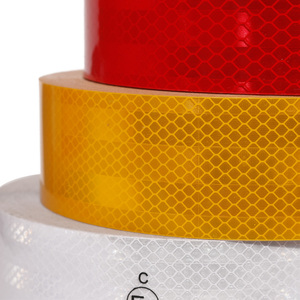 Băng phản quang vi lăng kính PET ECE 104R, chất liệu dính, màu trắng vàng đỏ, dùng cho xe cộ - Product Image 4