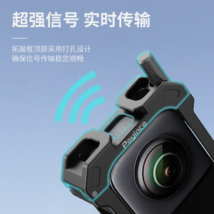 Poyinco ที่ใส่กล้อง Insta360 X3เดียวกรอบอะลูมิเนียมอัลลอยทนต่อแรงกระแทกสำหรับกล้องกีฬาแอ็กชัน - Product Image 4