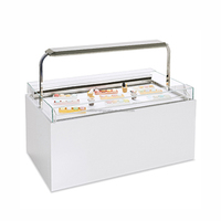 Vitrine réfrigérée commerciale pour boulangerie, aliments cuits, légumes frais, congélateur de conservation, vitrine sur pied pour gâteaux et pâtisseries
