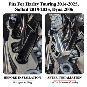 Adaptateur de fixation pour guidon de moto Harley Softail Breakout Fat Boy 18-25 Touring Road Street Glide <span class=keywords><strong>Dyna</strong></span> - Product Image 6
