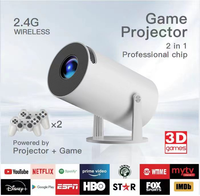 Projecteur de cinéma maison HD Mini Smart Android Pro Projecteur avec système d'exploitation Android 11 Projecteur de jeu