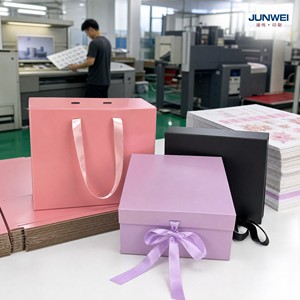 Hộp đựng tóc giả, bao bì in logo tùy chỉnh, hộp giấy gấp tùy chỉnh, hộp quà tặng cao cấp có nam châm, chất liệu tái chế, dây ruy băng, dây buộc - Product Image 4