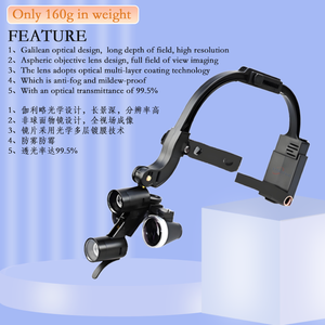 Hete Verkoop 5x/6x Verstelbare Tandarts Chirurgische Lamp Tandheelkunde Vergrootglas Tandheelkundige Led Koplamp Binoculaire Loepen - Product Image 4