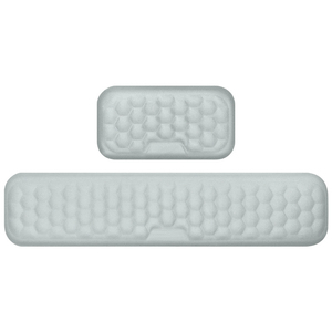 Reposamuñecas ergonómico para teclado y ratón, protección para escribir en la oficina, alfombrilla de ratón de espuma con memoria para muñeca, alfombrilla de escritorio para ordenador portátil - Product Image 1