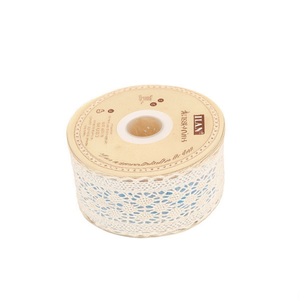 Strisce di pizzo Ilan 4,5 cm x 7 m colore crema per artigianato e decorazioni - Product Image 1