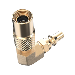 Adaptador de Conexión Rápida de 1/4'' para RV, Conector de Latón Sólido para Conversión de Parrilla de Gas Propano para Autocaravanas, Remolques y Camping - Product Image 2