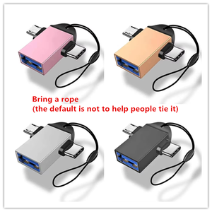 Tùy chỉnh hai-in-một OTG <span class=keywords><strong>Adapter</strong></span> Type-C <span class=keywords><strong>Android</strong></span> cho Huawei USB đa chức năng USB phẳng OTG cho máy tính xách tay và điện thoại di động DC outp - Product Image 4