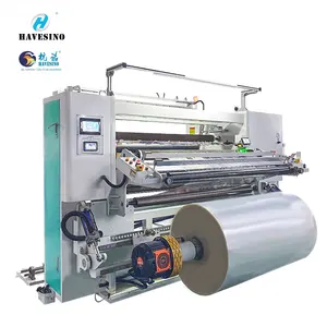 Machine de rebobinage de découpeuse de film/stratification/feuille/tissu Non tissé de haute performance pour l'industrie de l'emballage flexible de Havesino