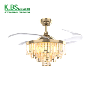 Thông Minh Quạt Trần Điều Khiển Và Ánh Sáng Dimmer Chuyển Đổi 42 Inch Có Thể Thu Vào Vô Hình Trang Trí Đèn Chùm Fan Ánh Sáng - Product Image 1