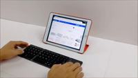 Clavier numérique sans fil portable de vente chaude pour tablette PC pliable avec port USB 2.0 opération mécanique nouveau