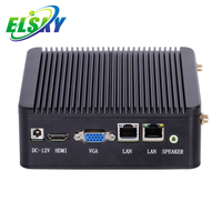 ELSKY nano pc HD H264 3D Play J1900 dual Cores 2.42GHz Fanless pc barebone
