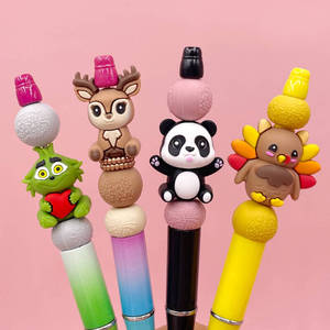 Cl <b>3D</b> Silicone Beaded <b>Pen</b> Animal Design <b>Kids</b> Toy Unisex Single Pack - Product Image 2