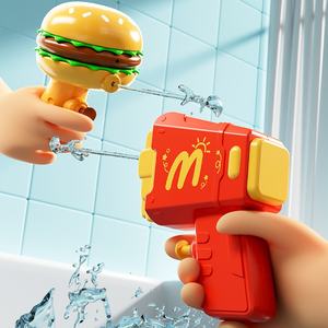 Pistolet à eau en plastique pour enfants, motif dessin animé, petit et populaire, idéal pour les parcs aquatiques - Product Image 1