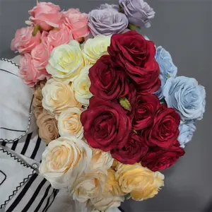 結婚式のデコレータ造花異なる色ローズデイジーphalaenopsis牡丹家の装飾工芸品