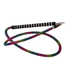 Suministro transfronterizo de <span class=keywords><strong>accesorios</strong></span> para <span class=keywords><strong>cachimba</strong></span> árabe WEIPU, tubo ondulado colorido, tubo de <span class=keywords><strong>cachimba</strong></span> con mango de metal de 1,8 m - Product Image 3