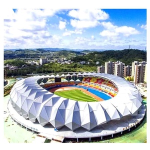 Espacio de acero ligero marco de <span class=keywords><strong>barcelona</strong></span> estadio cerchas diseño de estructura de techo fútbol edificio del estadio - Product Image 1