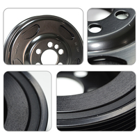 RACEORLY 06F105243 Pulley Crankshaft untuk VW Audi C6 TT TTS Golf Scirocco 2.0T BGB BWE BPJ BPY BWA CDLB CDLC
