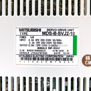 ไดรฟ์ AC รุ่น MDS-B-SVJ2-10 กำลังไฟ 1.0 กิโลวัตต์ แรงดันไฟฟ้า 200-230 โวลต์ 3 เฟส ซีรีส์ SVJ2 รุ่น MDSBSVJ210 ชุดไดรฟ์ - Product Image 1