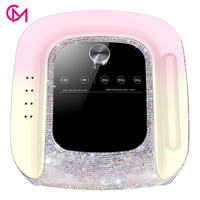 NOUVEAU Lampe à ongles UV LED sans fil rechargeable 2-en-1 avec base miroir métallique et perceuse à ongles rechargeable 45000 tr/min 2-en-1