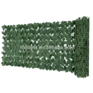 Уличная садовая домашняя декорация зеленое растение искусственный зеленый лист плюща приватный забор экран из ротанга искусственный плит настенные Висячие лозы