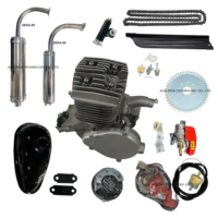 Kit moteur de vélo 110cc/80cc pas cher du fabricant, moteur de cyclomoteur à essence, bicimoto, moteur de vélo 2 temps
