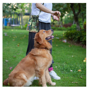Bolsa de cintura para entrenamiento de perros, 800 ml, impermeable, camuflaje, suministros para mascotas, para pasear y entrenar - Product Image 1