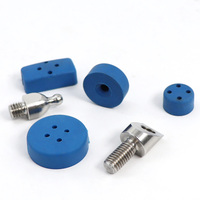 Kit de têtes de remplacement à percussion filetées M8 pour réparation de bosses sans peinture, pour tête de marteau avec pointe en acier inoxydable et tampons de caoutchouc
