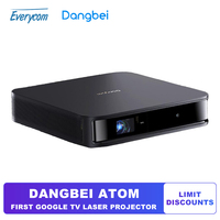 Premier projecteur laser Google TV Dangbei, intelligent, 3D, ALPD, 1200 lumens ANSI, ATOM, mini projecteur portable, cinéma maison, Netflix