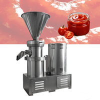 Machine à ketchup à haut rendement, machine à broyer 15, moulin colloïdal, broyeur, machine à faire du beurre de cacahuètes pour les petites entreprises