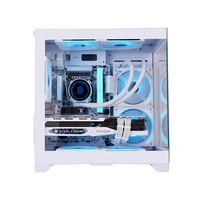 Ordinateur de jeu de bureau personnalisé complet Intel I5 12400F RTX 3060 blanc RGB assemblé et personnalisable en gros