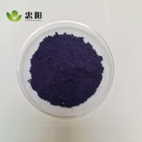 Bleu Solvant 104 CAS 116-75-6 C.I. 61568 Anthraquinone Solvent Dye 99% Pureté en Poudre Marque ZHONGYANG pour Plastiques PS ABS PC PET