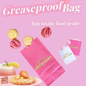 Custom <b>Bag</b> Cookie Packaging Paper <b>Bag</b> Paper <b>Bags</b> Bakery Bread Food Packaging Boxes Cookie Box Cake Gift Box logo Pastry Takeaway - Product Image 3