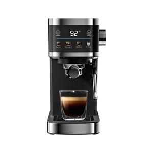 <span class=keywords><strong>Machine</strong></span> à café 4-en-1 avec cordon VDE, grand écran couleur, conviviale pour les débutants, eau chaude, vapeur, mousseur à lait, semi-automatique - Product Image 1