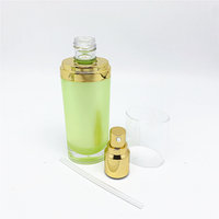 Flacon vide en acrylique de 120 ml (4 oz) pour lotion corporelle avec pompe, emballage OEM, impression sérigraphique