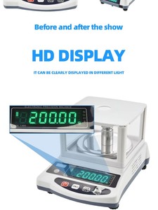 विस्फोटक उत्पाद उच्च परिशुद्धता संतुलन स्केल इलेक्ट्रॉनिक वजन संतुलन के साथ डिजिटल प्रयोगशाला विश्लेषणात्मक संतुलन - Product Image 5