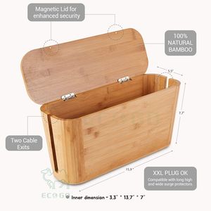 Organisateur de bureau en bambou durable pour le stockage de crayons et de documents - Product Image 6