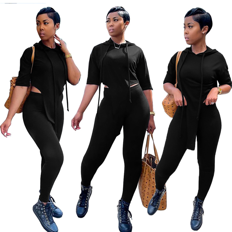 Factory Wholesale Hot Selling Women Clothes Summer Lady Outfit 2 Piece Set · image 3