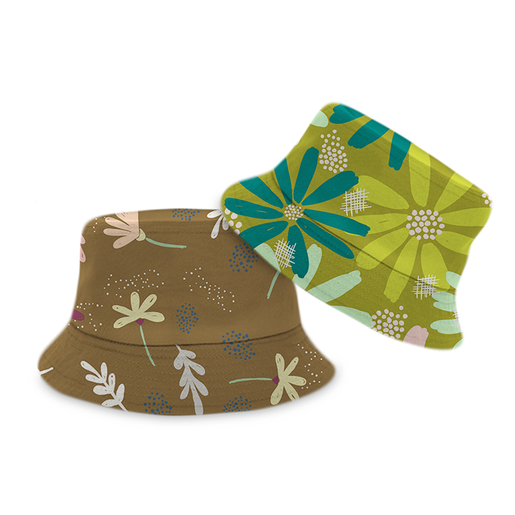 Модные дешевые цветные Панамы от солнца с принтом на заказ