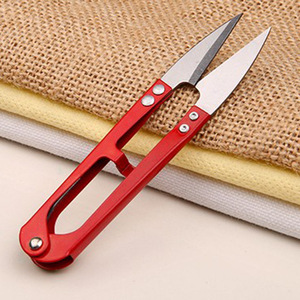 Tijeras de hilo en forma de U de colores, tijeras de hilo con resorte, tijeras de hilo en forma de U para punto de cruz, cortador de hilo de coser de tres colores - Product Image 4