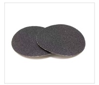 Disque abrasif en carbure de silicium noir 100 mm OEM OBM pour le ponçage de surface, disques de ponçage à crochets et boucles pour le verre