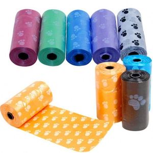 Sacs à déjections canines biodégradables en PE respectueux de l'environnement, sacs à déchets pour animaux de compagnie compostables en plastique pour un environnement propre - Product Image 1